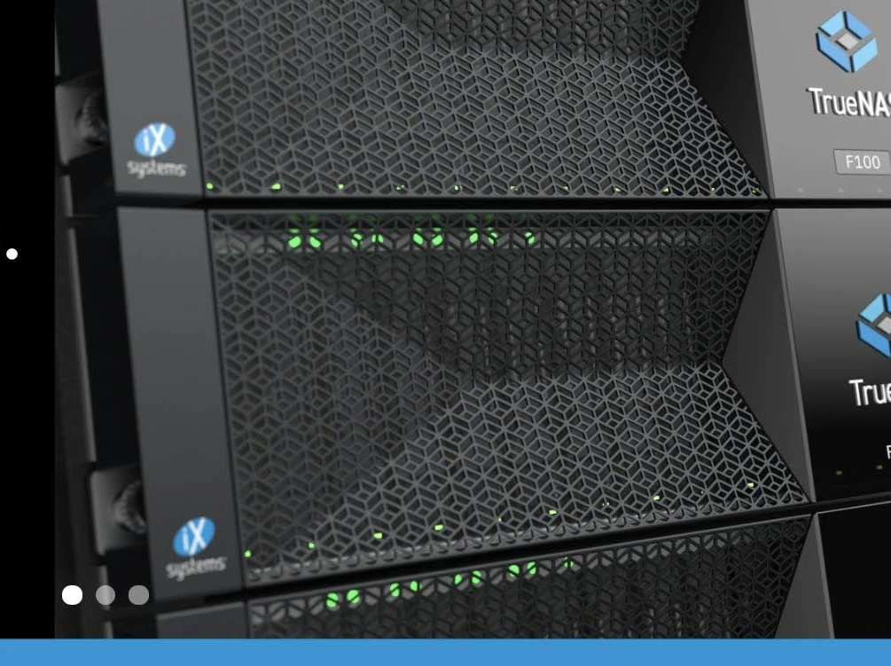 TrueNAS F100 enterprise rack storage